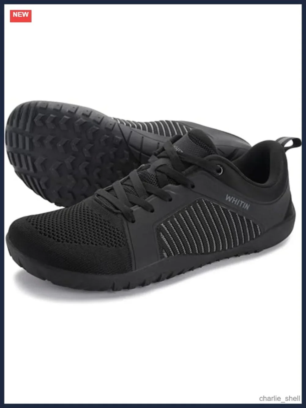 Wide Barefoot Trail Running Shoes Athletic Sneakers Lace-Up